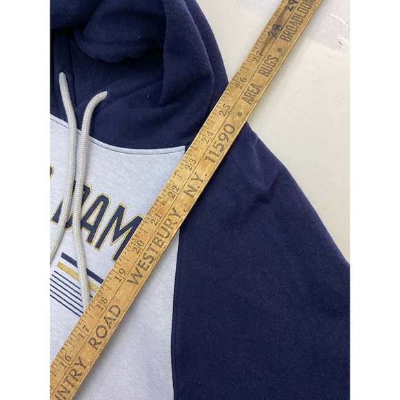 Notre Dame Fighting Irish Hoodie Mens Large Blue Under Armour Sweatshirt - Picture 3 of 16
